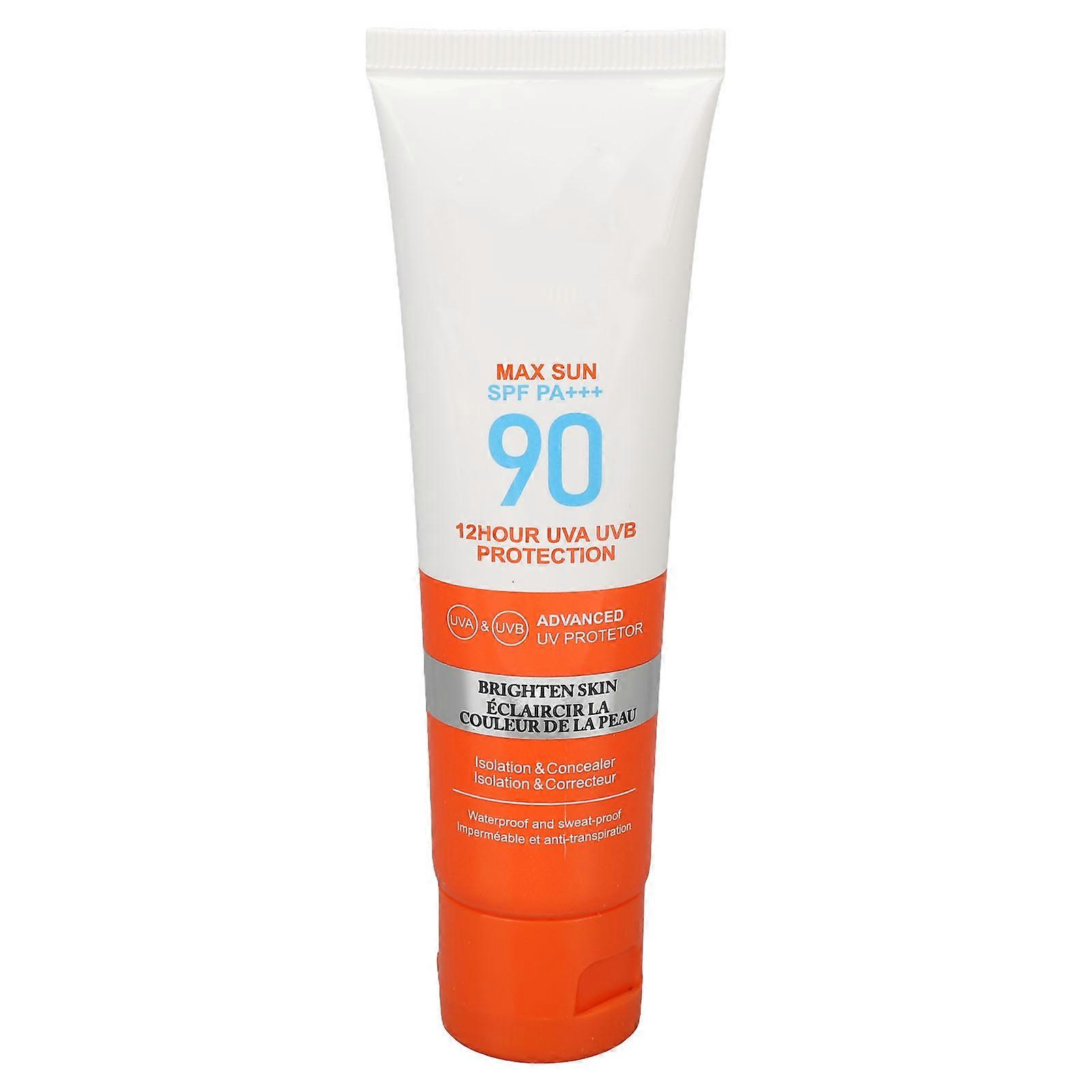 50ml Sunscreen Lotion Moisturizing UVA UVB Protection Sunscreen Lotion for Body Arm Thigh