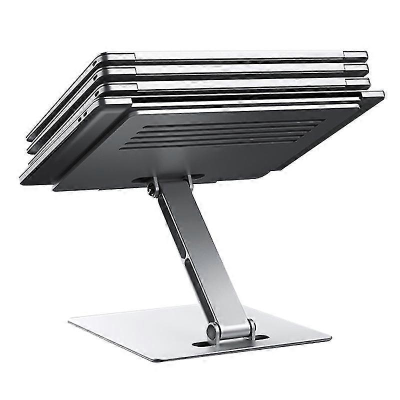 Foldable Laptop Stand Adjustable Aluminum Holder For 11-17" Laptops Tablets