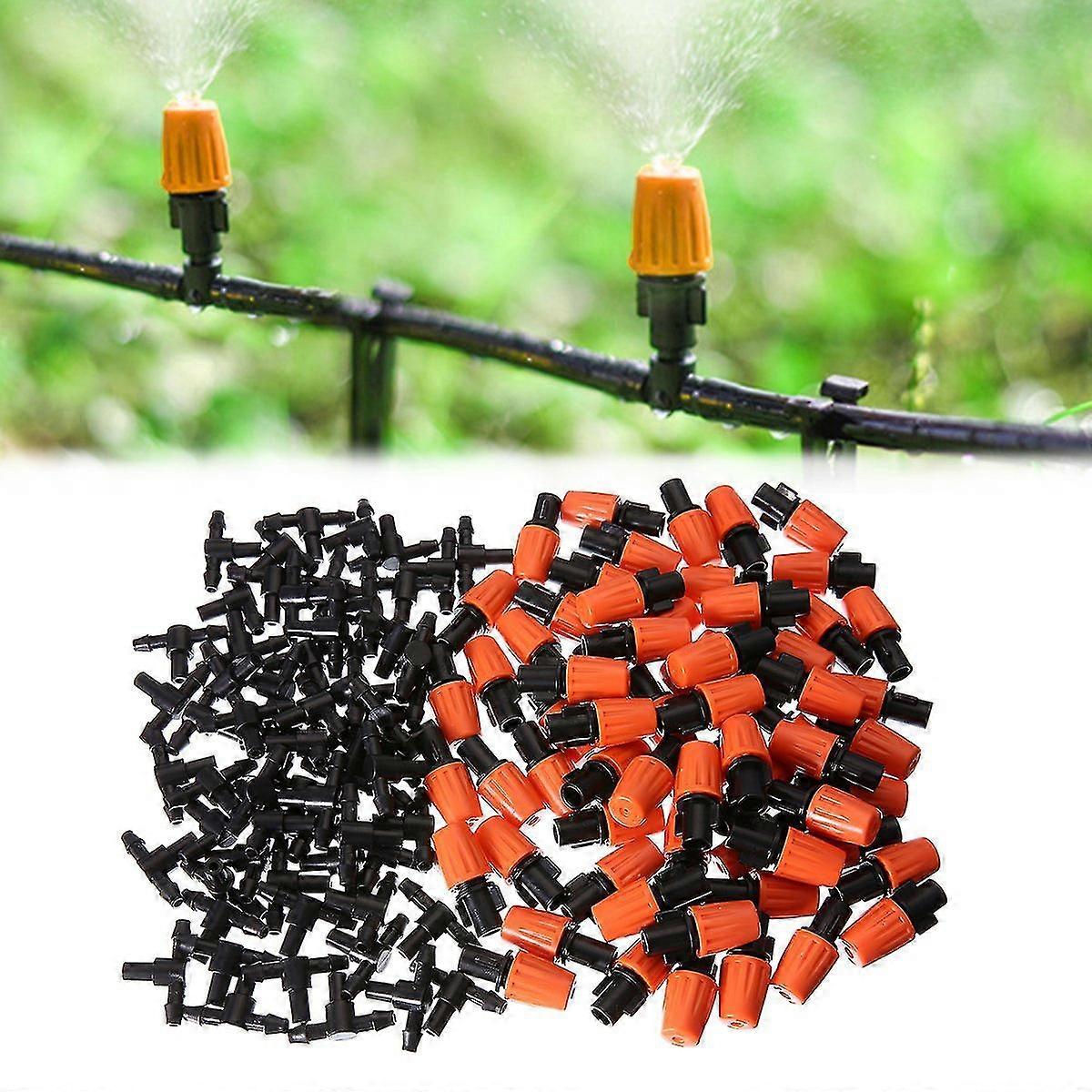 50pcs Micro - Drip Flow Garden Irrigation, Adjustable Micro Drip Irrigation Sprinkler System