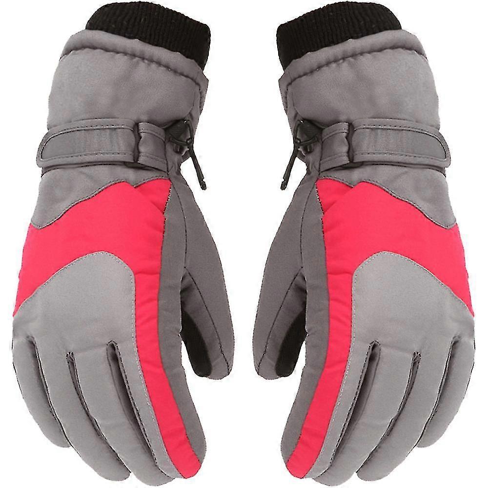 Gloves Ski Outdoor Windproof Waterproof Fleece Thick Warm Gloves