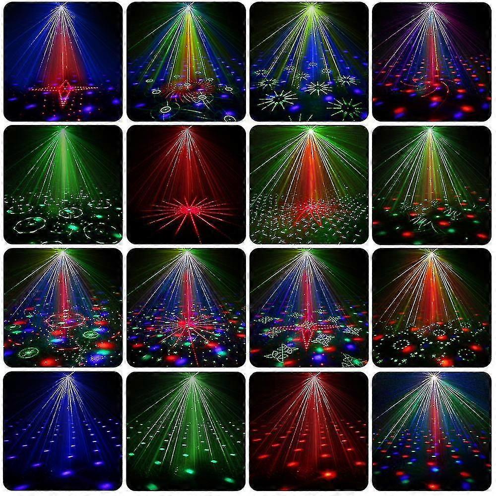 Led Disco Laser Light - Rgb Projector Party Lamp-xdd