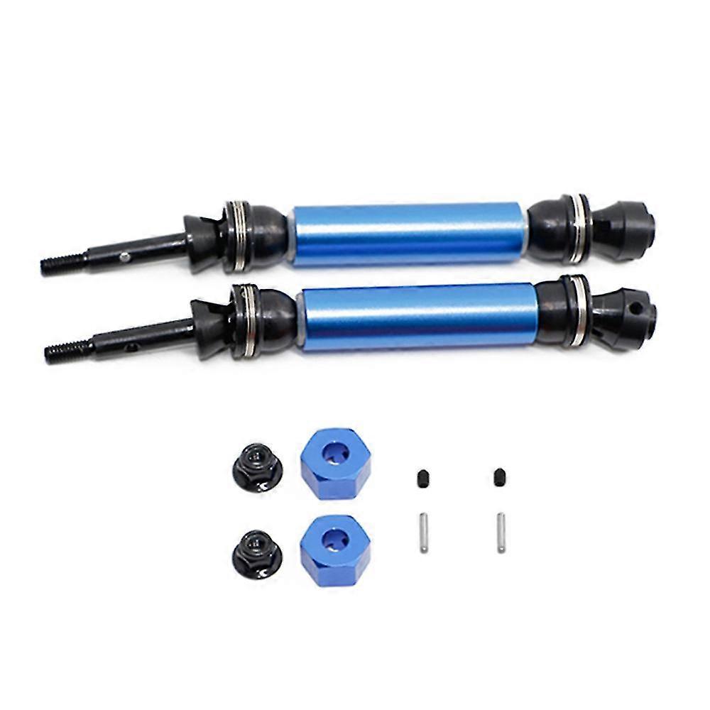 2Pcs Metal Rear Drive Shaft CVD for 1/10 Traxxas Slash Rustler Stampede Hoss VXL 4X4 2WD RC Car Upg