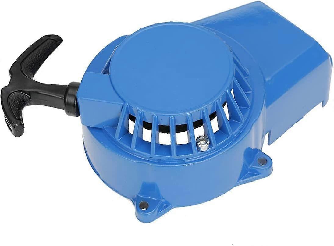 47-49cc Mini Moto Pull Start, 2 Stroke Air Cooled Motorcycle Dirt Quad Pull start Plastic Manual Hand Starter Igniter Pullstart Motorcycle Igniter(Blu