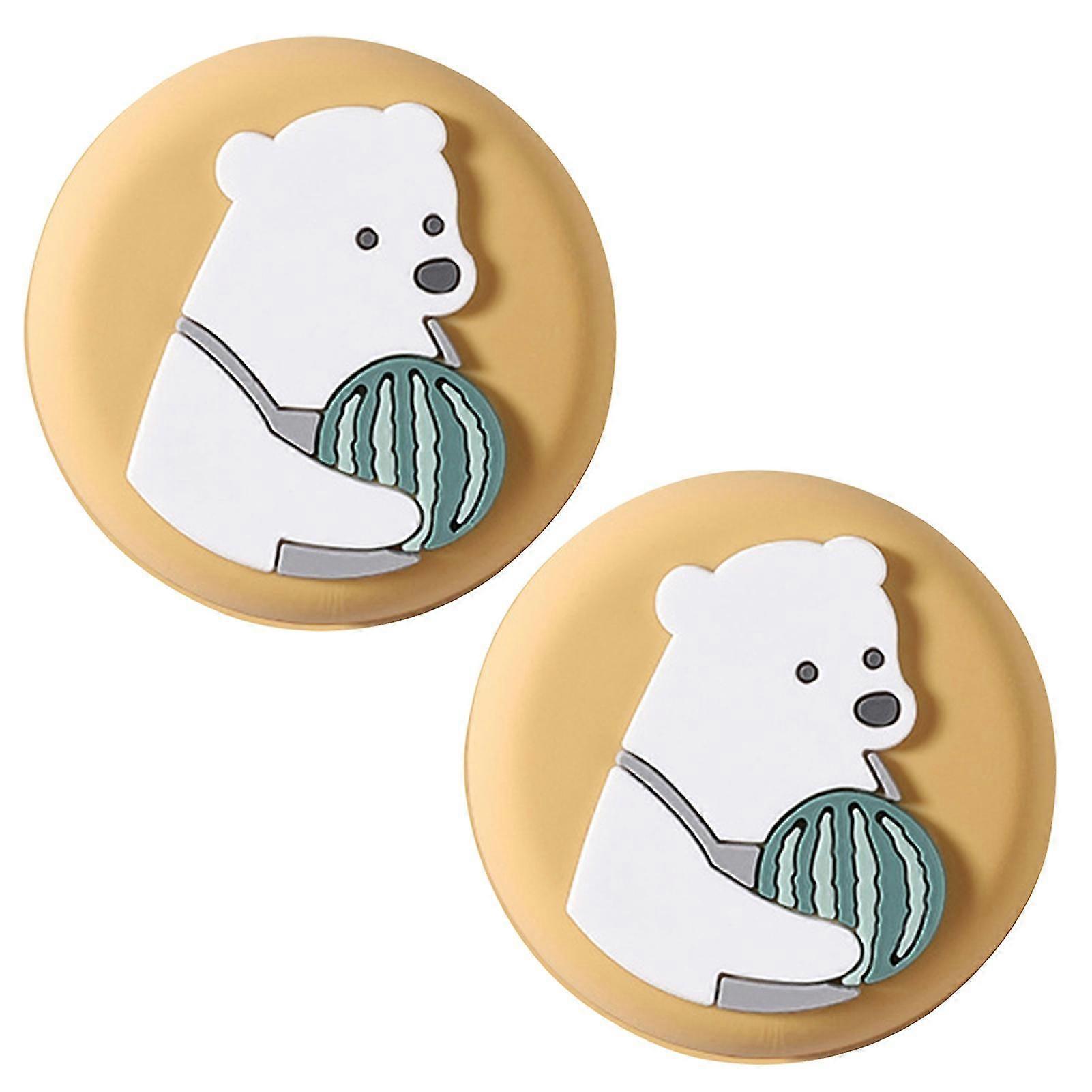 Cartoon Door Stopper with Shock Absorption, Mute Door Handle Bumper, Security Wall Protector