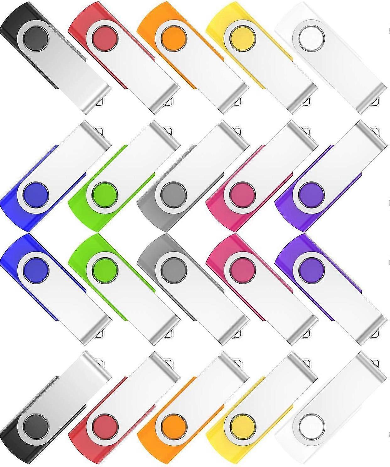 20 stuks Flash USB 2.0 Memory Stick Thumb Drives