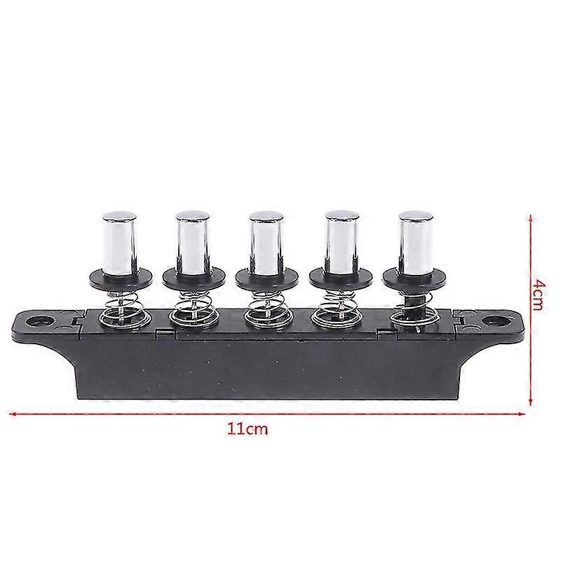Five-position Plug-in Button Switch For Range Hood Five-position Silver Switch Zekai