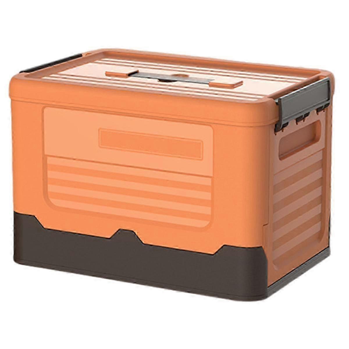 Folding Storage Box Multifunction Foldable Organizer Container Plastic Sundries Red