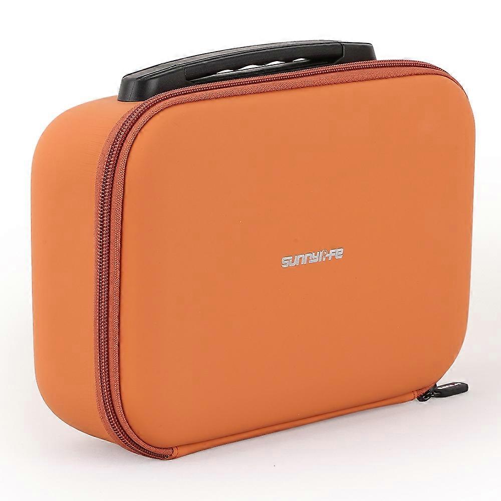 SUNNYLIFE NE-B918 For DJI Neo Storage Bag Hard Shell Protection Case Four Battery Set Bag - Orange