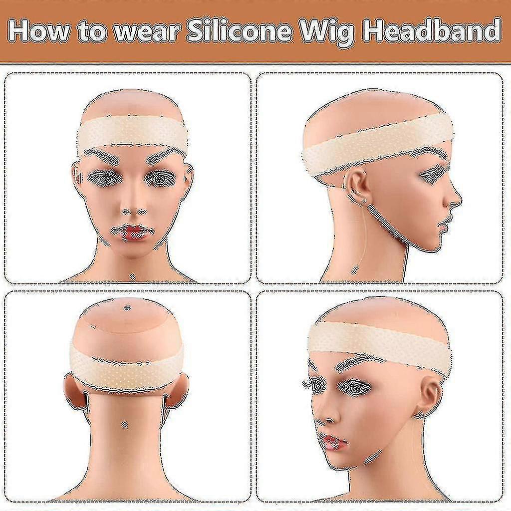 Silic Wig Grip Unisexe Non Slip Wig S Double-face