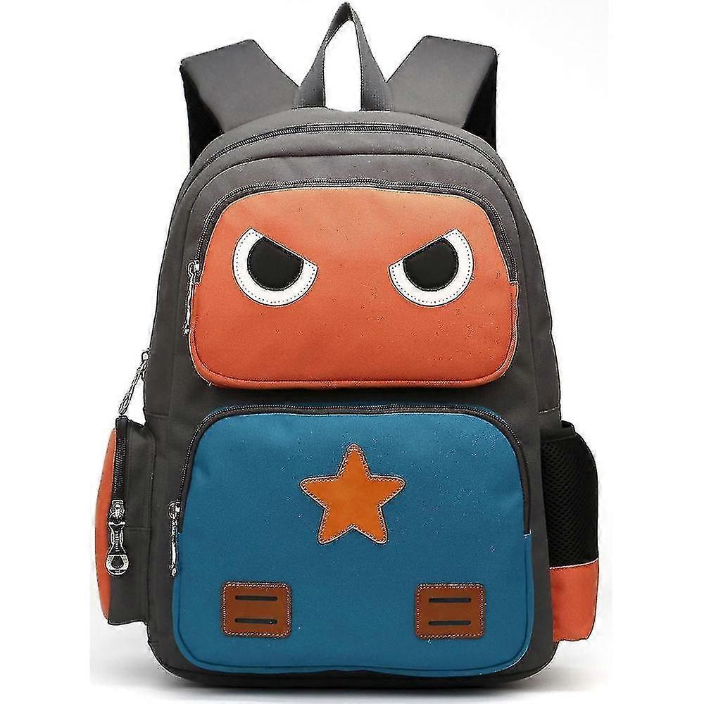 YYH-DCCN Robot Primary School Children's BackpackOrange