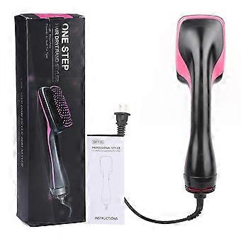 110V 2 in 1 Multifunktionaler Anionen-Haartrockner-Bürstenkamm-Styler-Friseur-Werkzeug US-Stecker