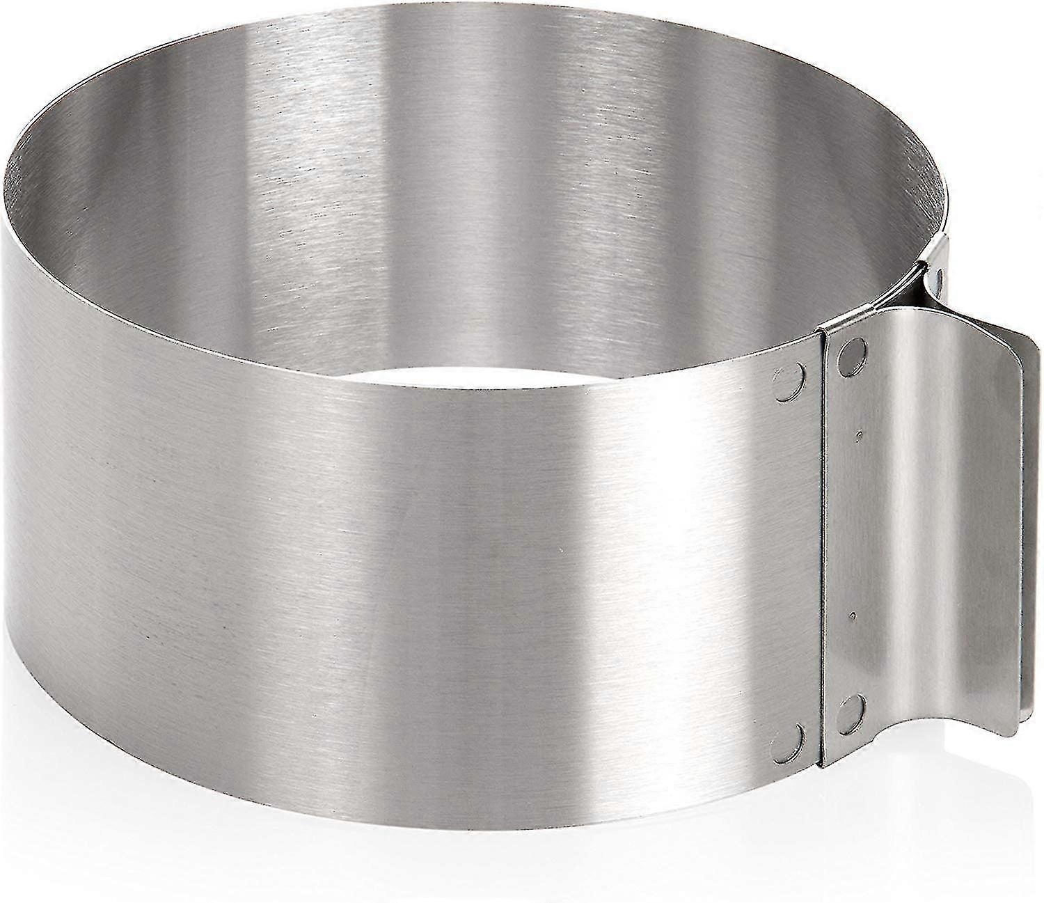 Cake Ring With Adjustable Diameter From 16 To 30 Cm, Stainless Steel