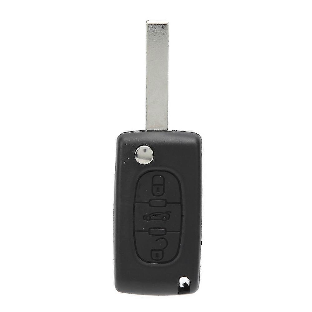Replacement 3 Buttons Key Fob Shell Case for Peugeot Car Trunk