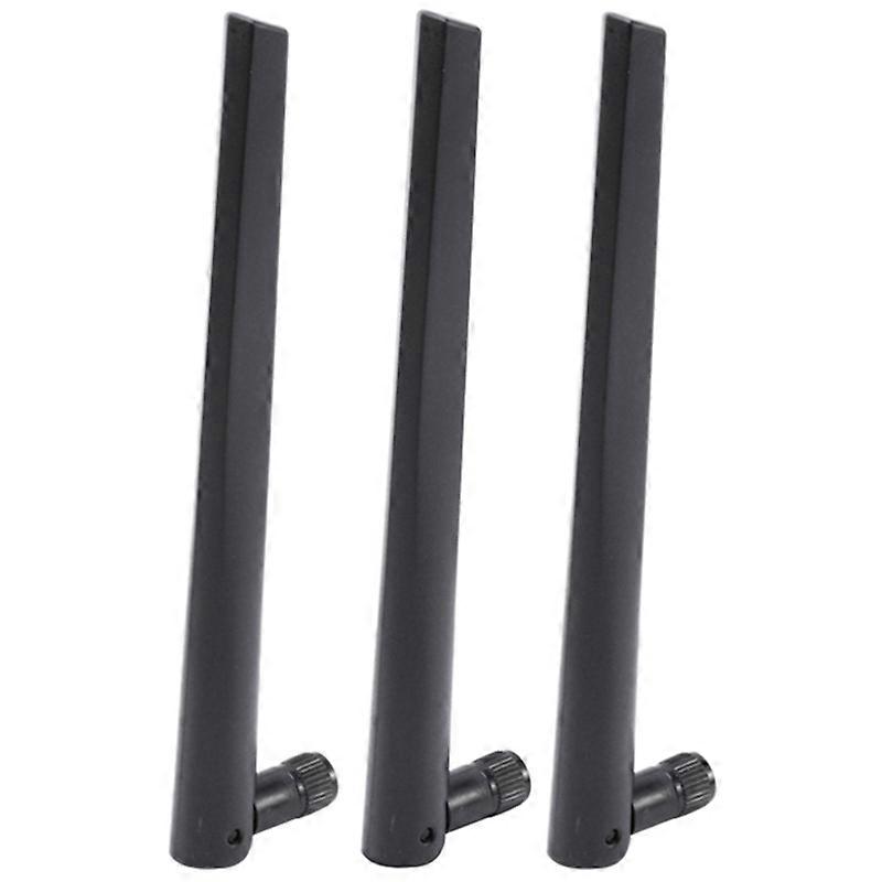 3 PCS New Metal WiFi Antenna of RP- Interface with 5DBi 2.4G/5G Dual-Band Wireless Wifi Antenna for