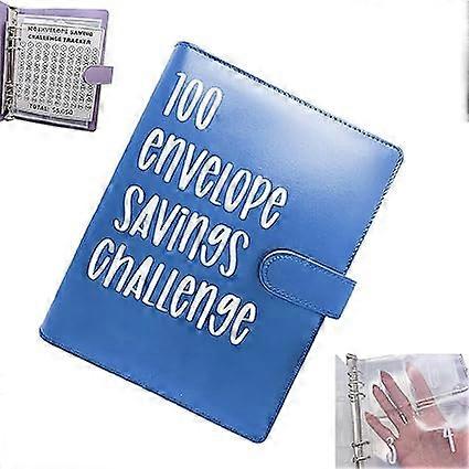 100 Envelope Challenge Binder Couple Challenge Event Notepad Savings Folder Budget Planner Book,100% New