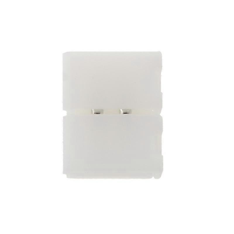 Solderless Clip-On Coupler Connector 2 Pin 10mm For 5050 Single Color Led Strip Light