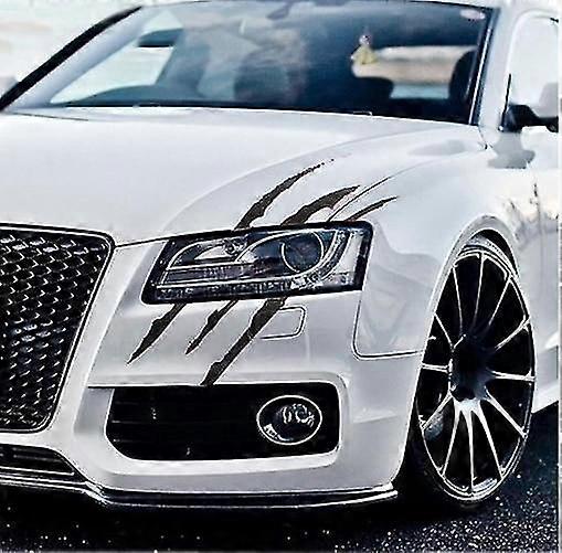 Auto Car Stickers, Reflective Monster Claw Scratch Stripe Marks Headlight Decal