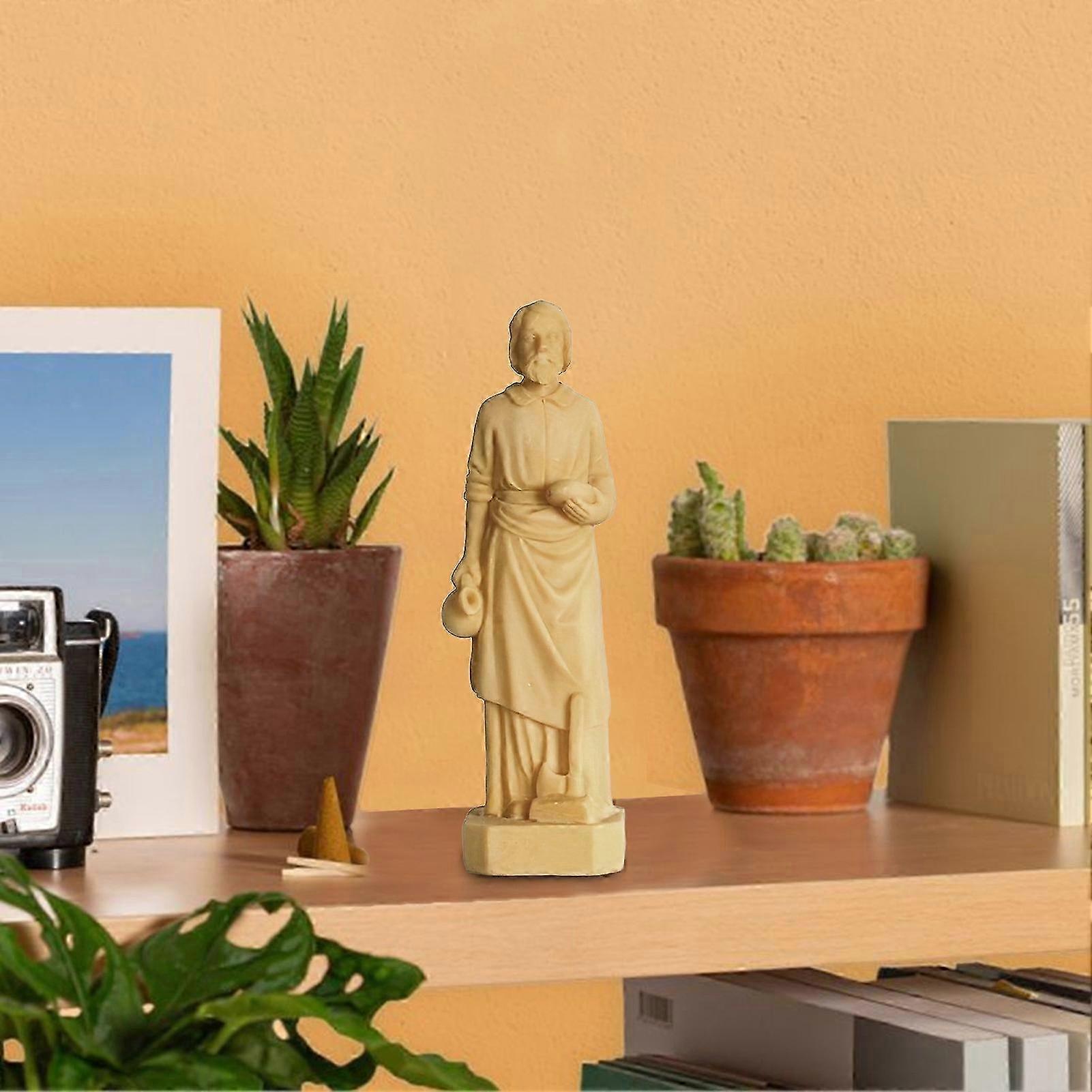 Statue De Saint Joseph En Résine - Pour La Vente De Maison - Décoration D'Intérieur