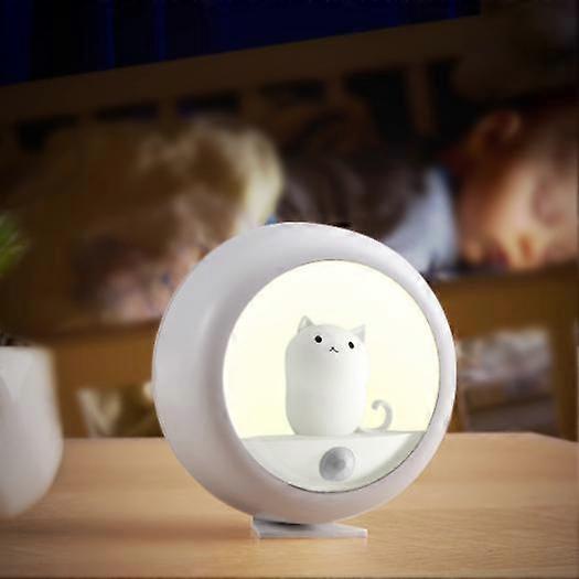 LED Night Lamps Cat Sensor Lights Rechargeable Wireless Wall