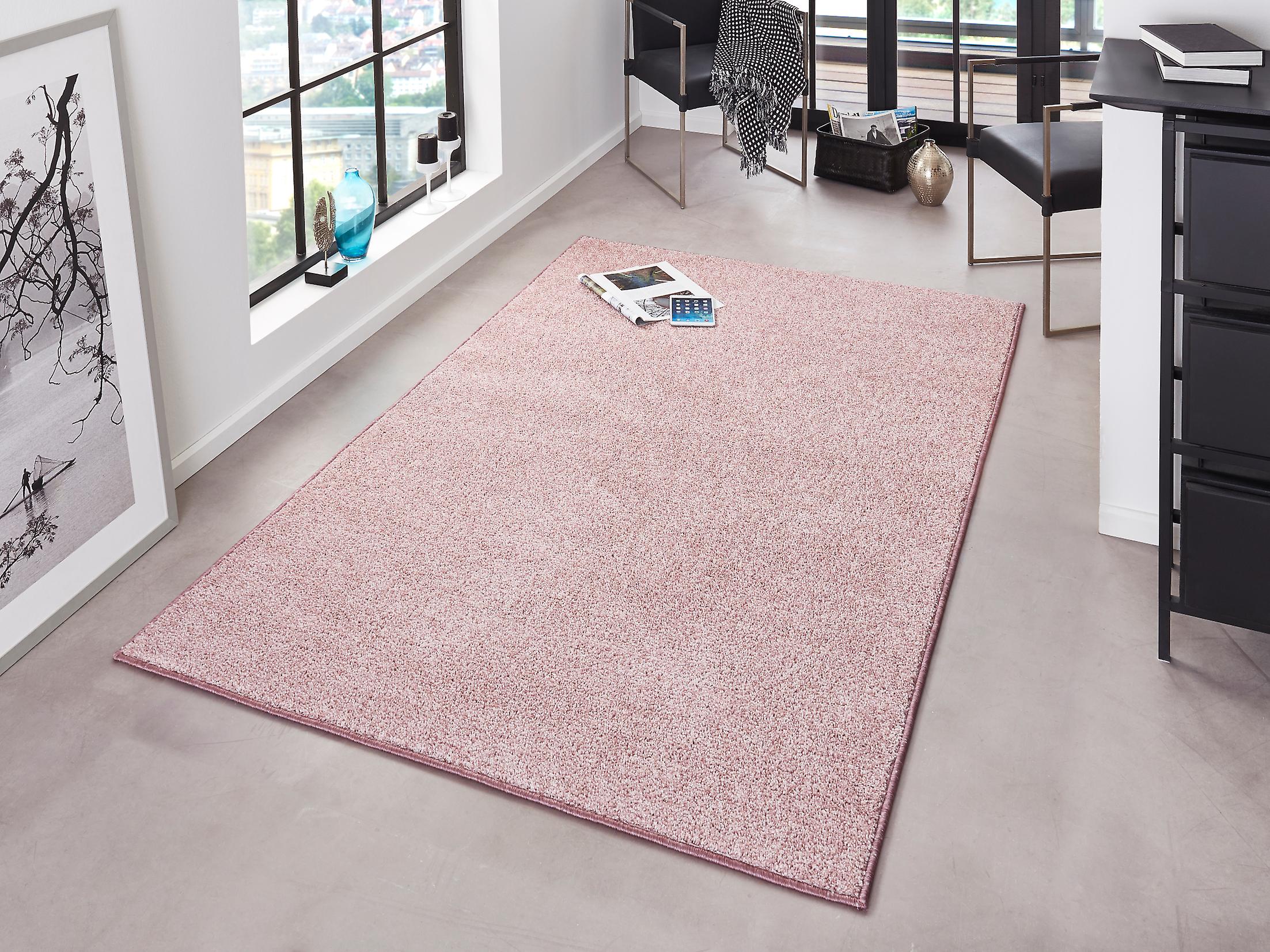 Pure 102617 Rose  Rectangle Rugs Plain/Nearly Plain Rugs