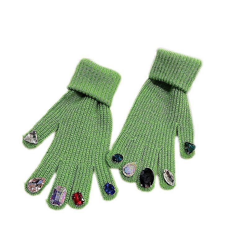 Winter Knit Gloves,Touch Screen Texting Warm Fleece Lined Gloves
