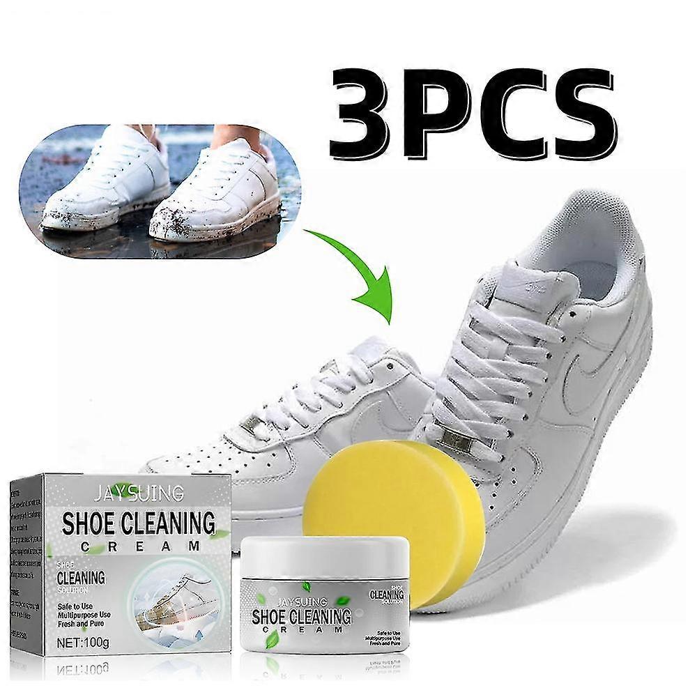 2pcs All Purpose Cleaner Cream, Multifunctional Stain Removal Cream With Sponge