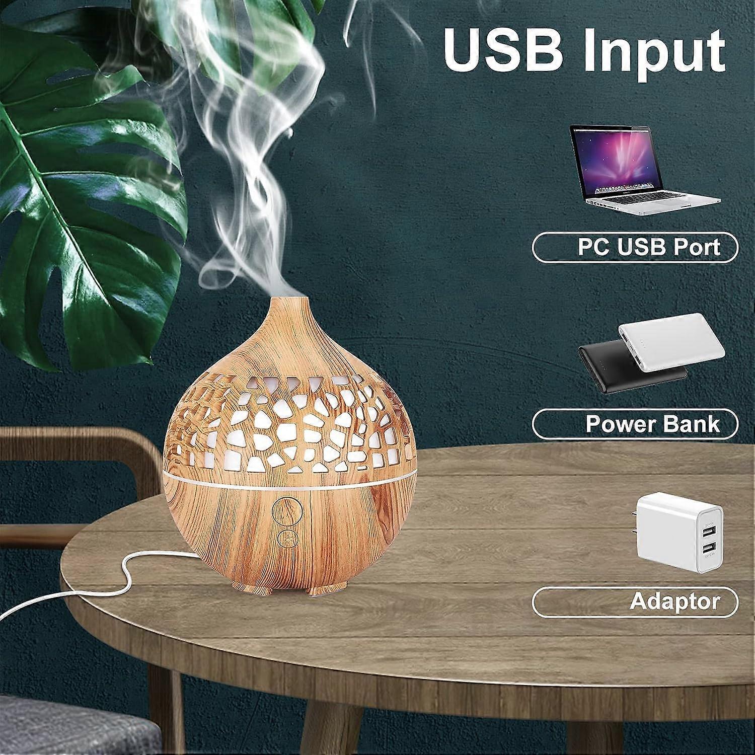 180ml Essential Oil Diffuser USB Ultrasonic Aromatherapy Fragrance ...