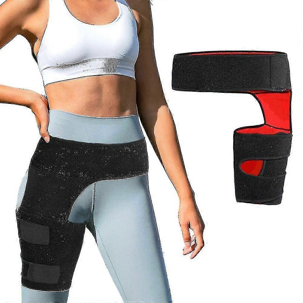 Compression Leg Wrap Protector Brace Groin Belt Thigh Support Straps
