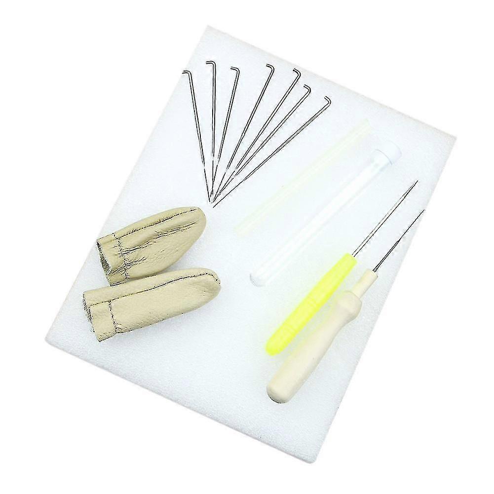 1set Βελόνα Felting Ορεκτικό Κιτ Μάλλινα Εργαλεία Τσόχα Ματ + Βελόνα + Αξεσουάρ Craft