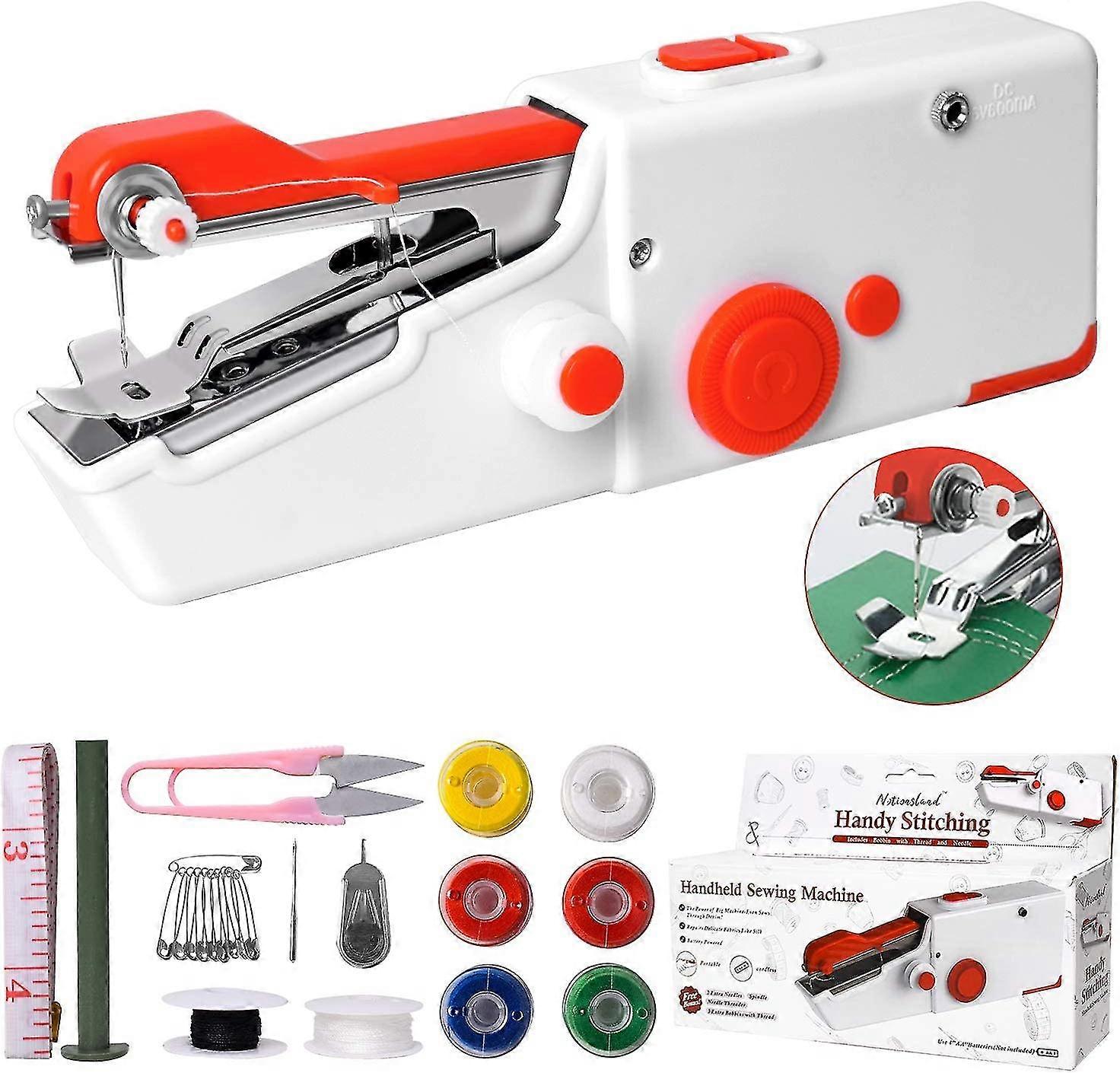 Handheld Sewing , Mini Portable Electric Sewing Compatible With Beginner
