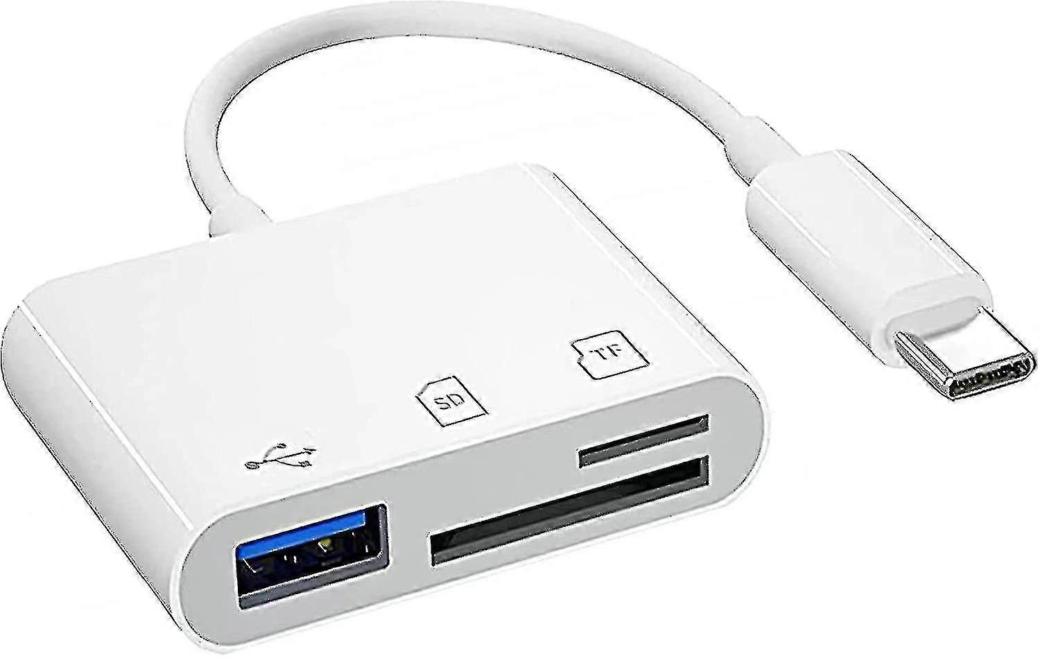 Usb-c To Sd Card Reader,type C Micro Sd Tf Card Reader,usb Camera Memory Adapter