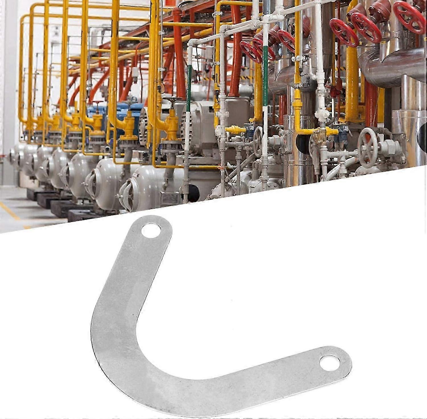 5st U-formad metall luftkompressor ventilplatta, 59 mm bred