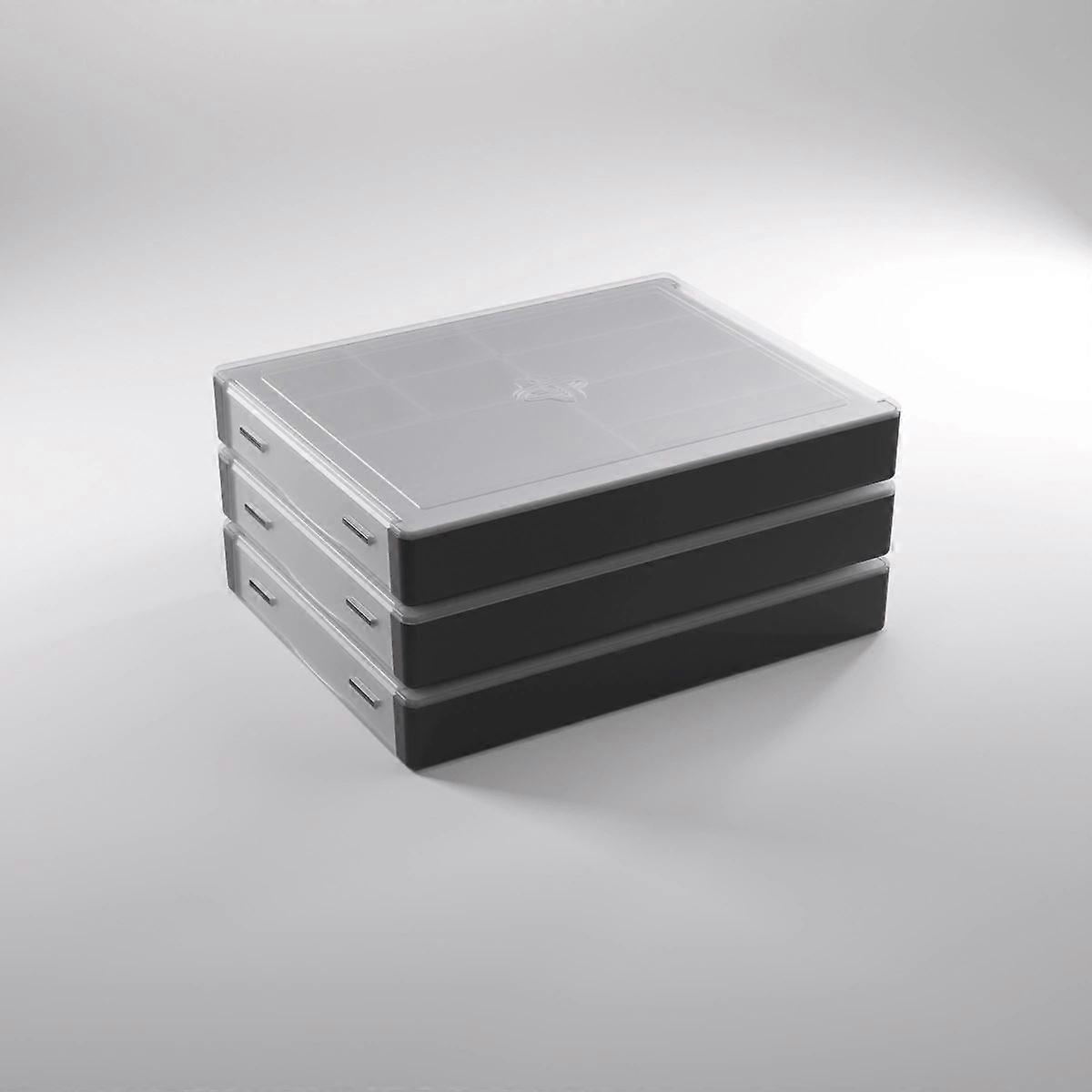 Gamegenic Chip Silo – Boîte Modulaire Pour Jetons & Cartes – 9 Plateaux Amovibles – Empilable – Couvercle Clipable – Polypropylène