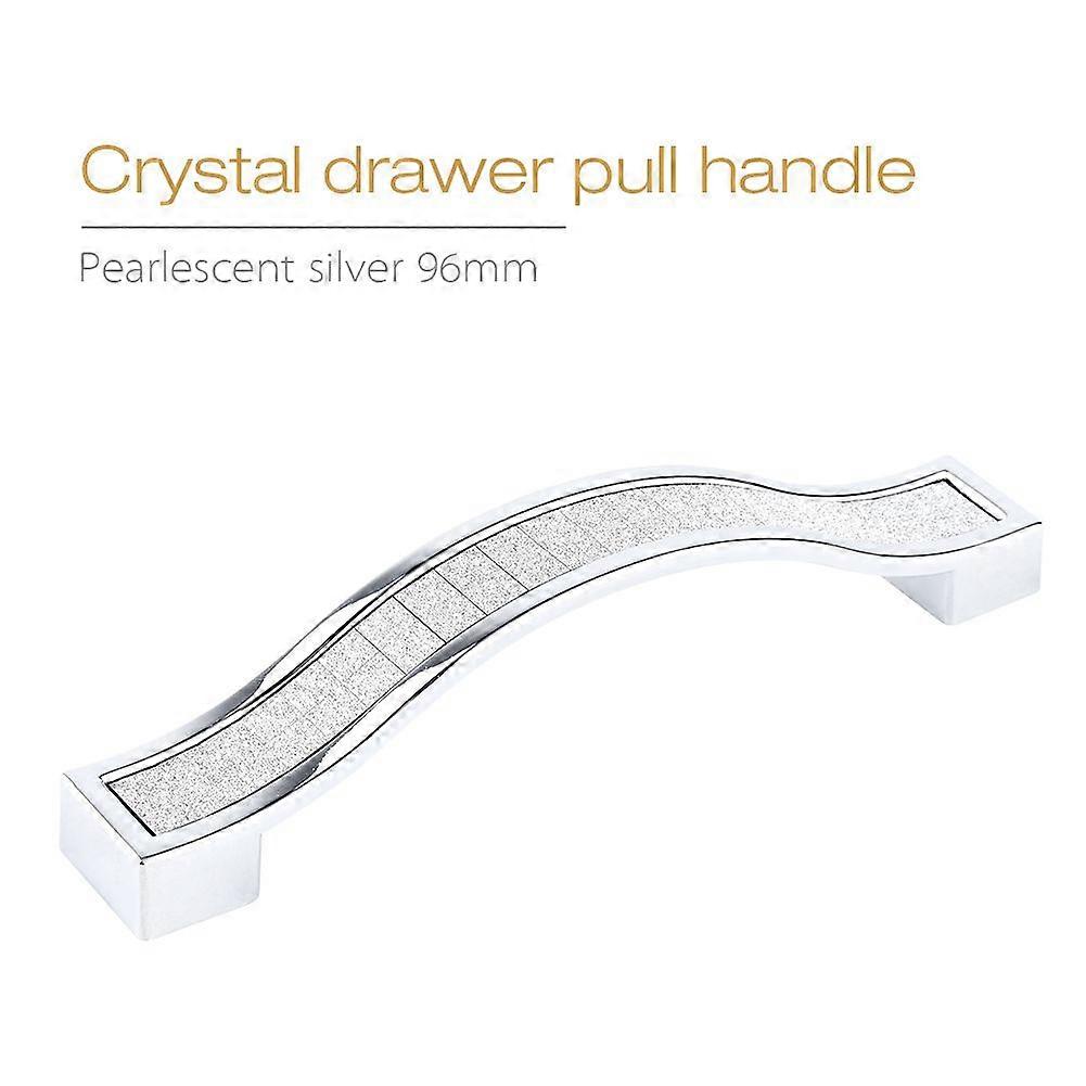 Modern Alloy Frosting Crystal Drawer Cabinet Cupboard Wardrobe Pull Handle Knobs