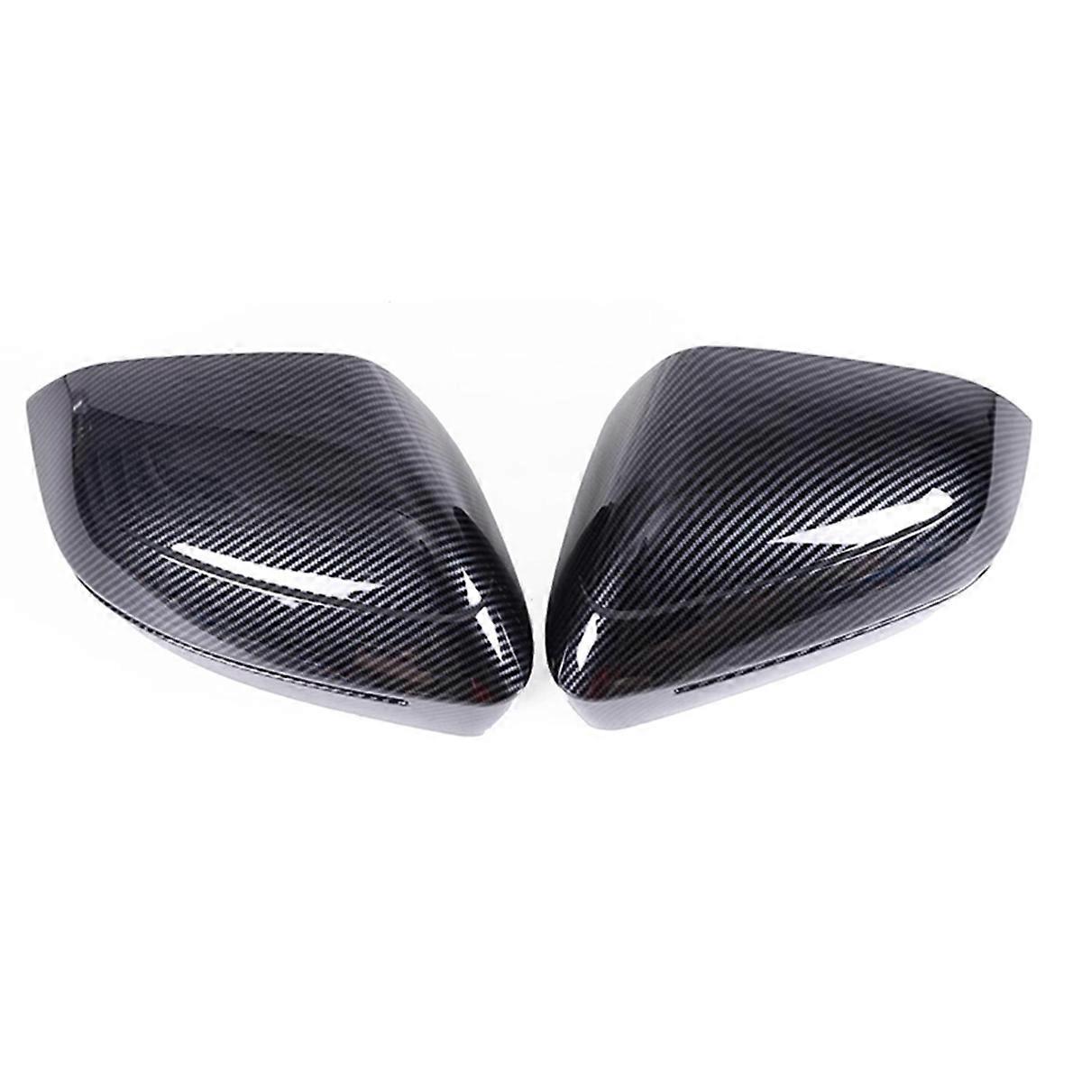 Car Rearview Mirror Cover for 5 Series I5 2024 Present Rear View Mirror Trim Decorate Modified Carbon Fiber Pattern