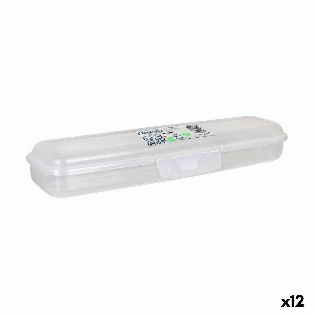 Lunchbox Tontarelli Füllbox Rechteckig 26 x 7 x 4 cm (12 Stück)