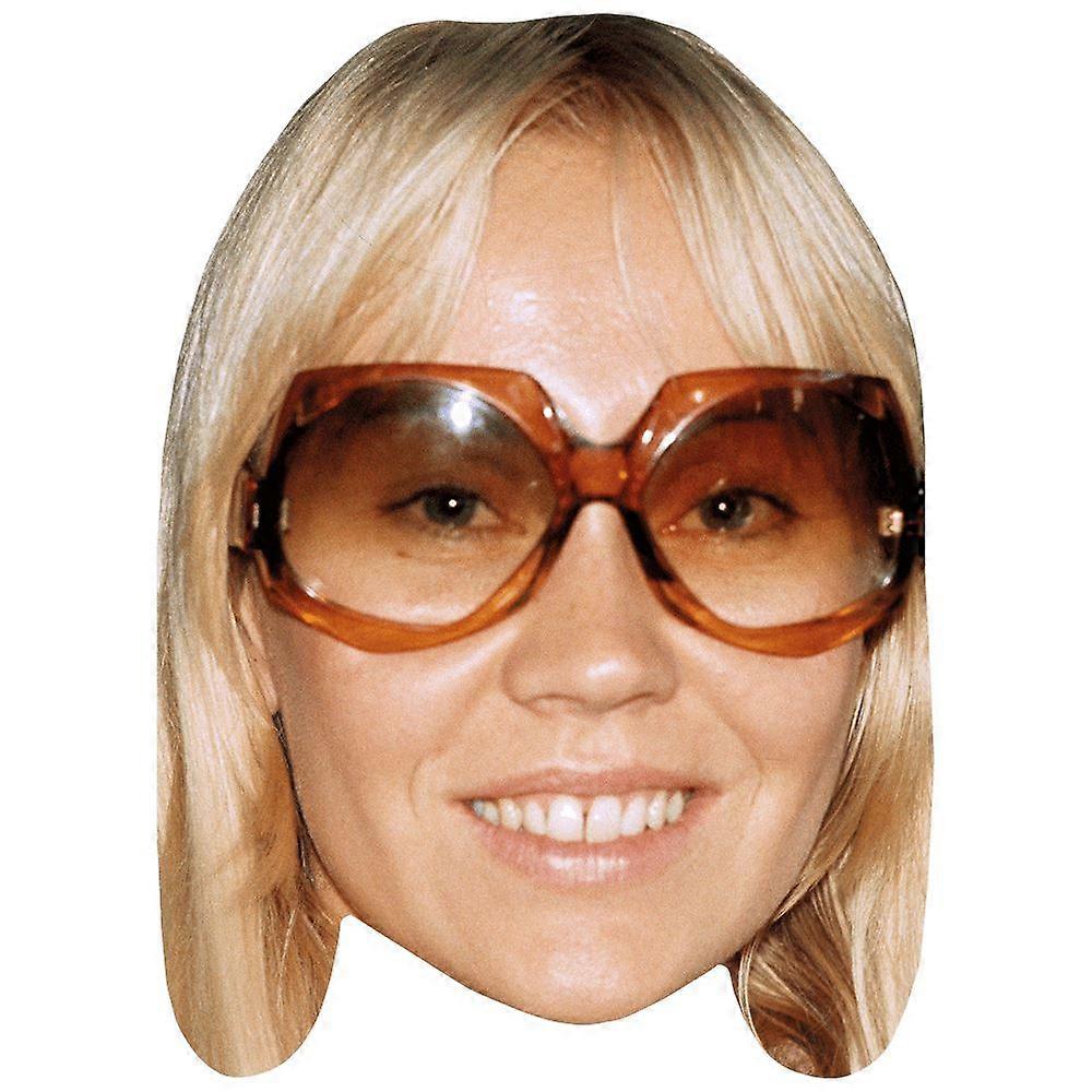 Agnetha Faltskog (Glasses) Celebrity Mask, Flat Card Face
