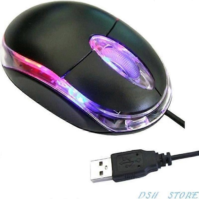 New USB Optical Mouse Roller Wheel 3D Mouse for PC and Laptop