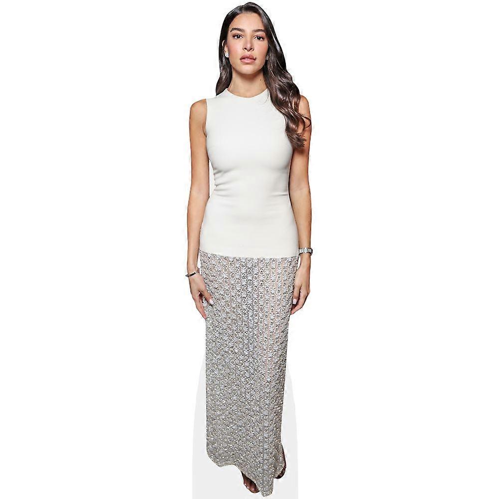 Sofia Symonds (White Outfit) Cardboard Cutout (lifesize OR mini size). Standee. Stand Up.