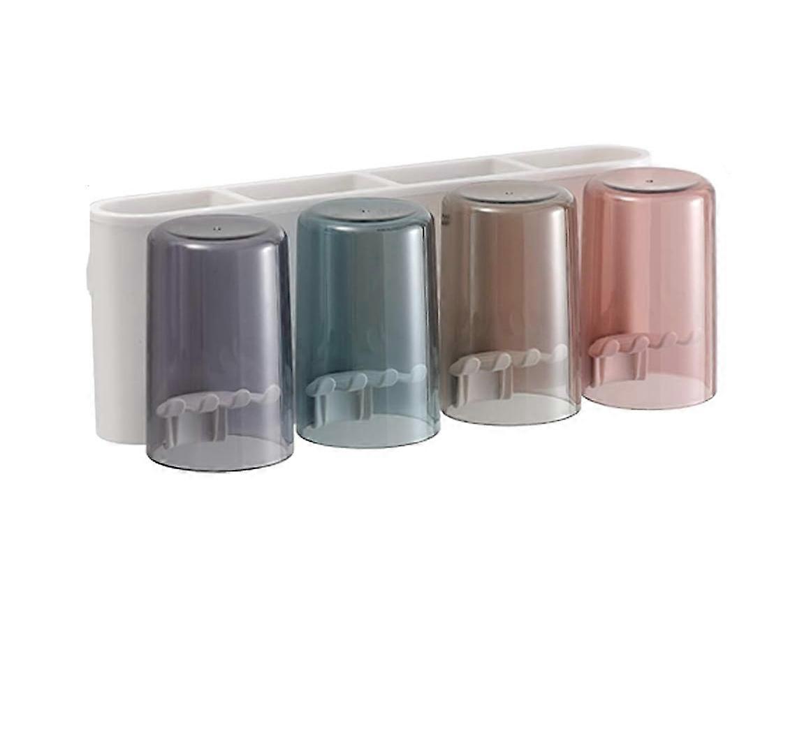 Plastic Toothbrush Holder Set without Drilling