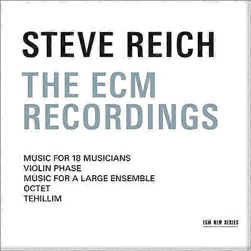 Steve Reich The ECM Recordings CD 3 discs (2016) NEW