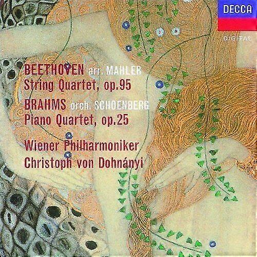Dohnanyi Beethoven String Quartet Op. 95 Brah CD