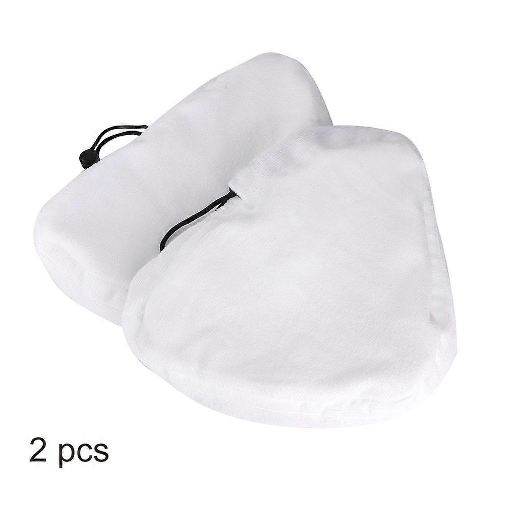 2pcs Replacement Washable Triangular Microfiber Cloth Pads Fit for Steam Mop