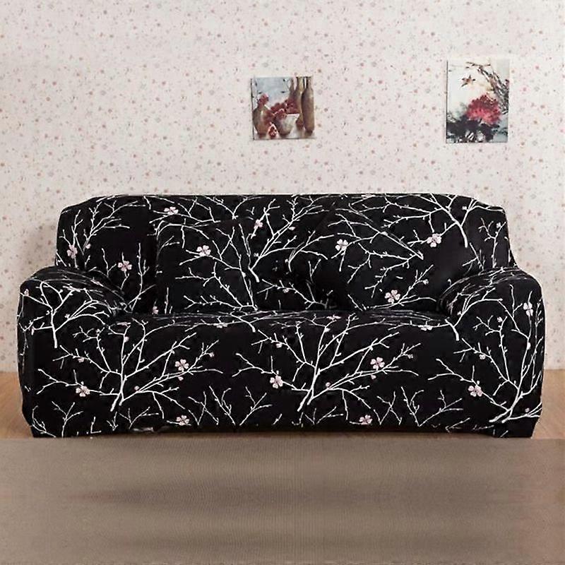 Floral Stretch elastisk stoff sofatrekk slipcover for 3-seters sofa