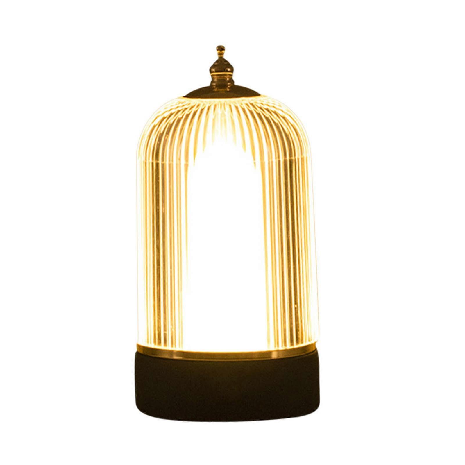 Portable Wireless Birdcage Table Lamp Dimmable Decorative Atmosphere Rechargeable Table Lamp Touching Control Night Light