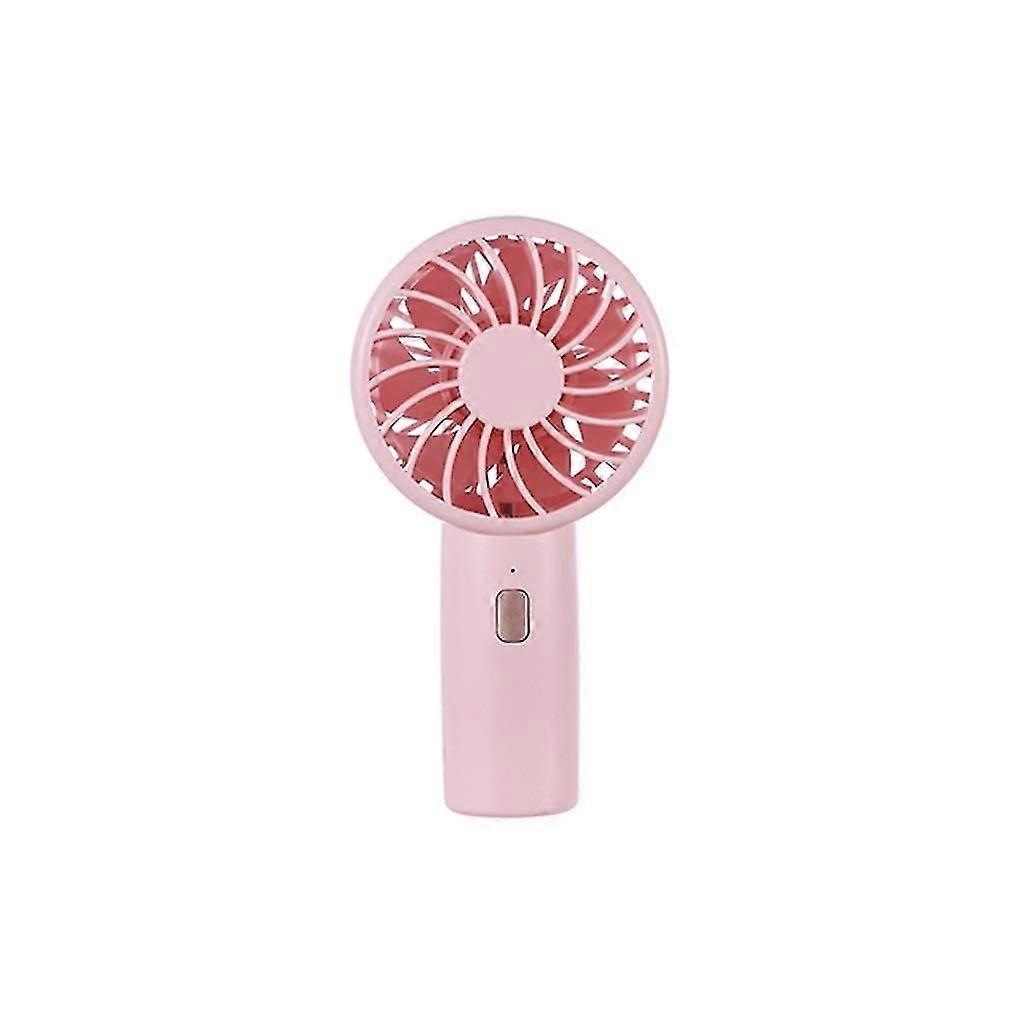 Portable Mute Rechargeable Handheld Fan (Pink)