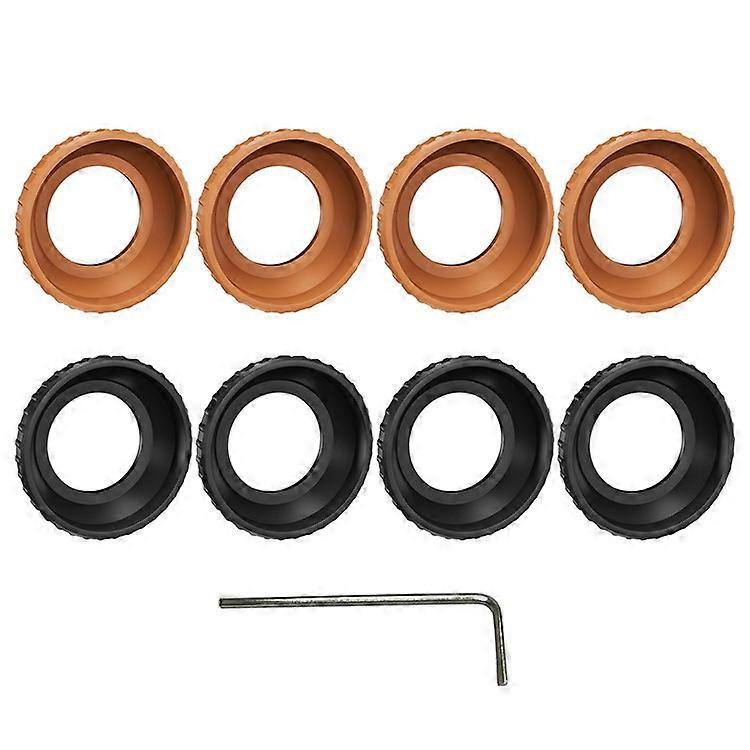STARTRC 1143003 8Pcs Compatible For DJI Avata 2 Motor Cover ABS+PC Motor Protective Ring RC Drone Accessories
