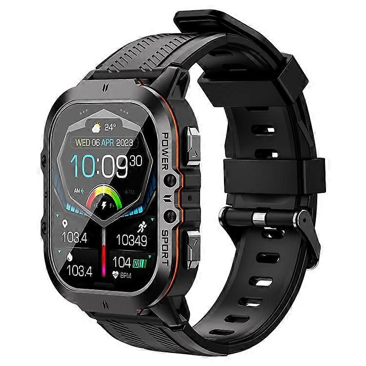 C26 1,96 pouce Écran AMOLED Bluetooth Appel téléphonique Montre Moniteur de santé Plusieurs modes sportifs Bracelet intelligent