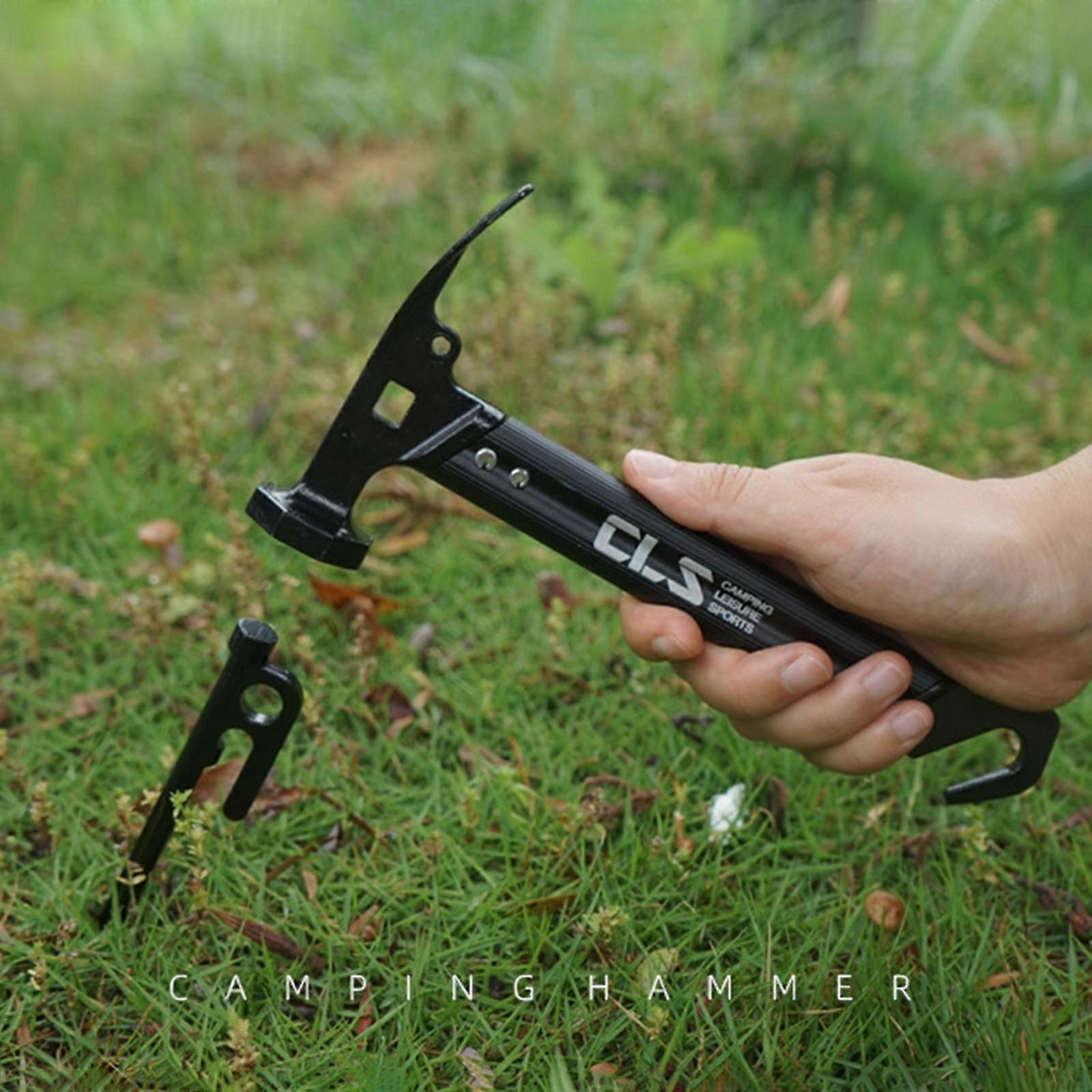 Tent Hammer Remover Puller Controller With Hook Portable Multifunctional