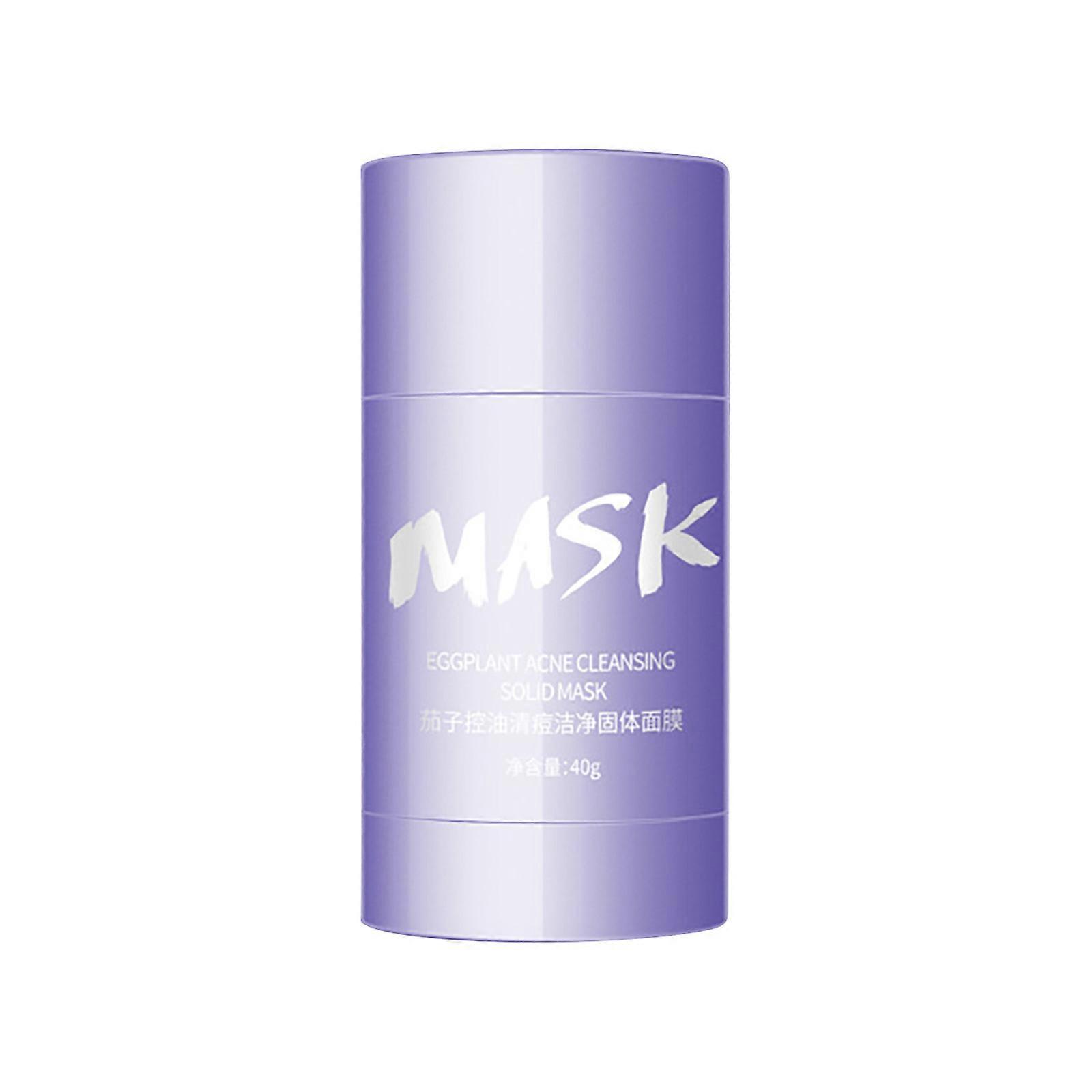 Thé Vert Masque Nettoyant Solide Type Frottis Rétrécissement Des Pores Réparation Apaisante